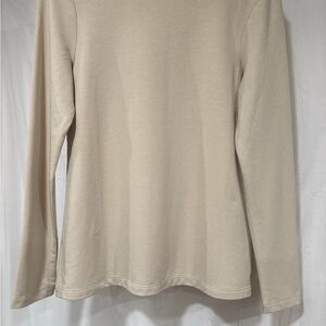 Banana Republic Cream Long Sleeve Top